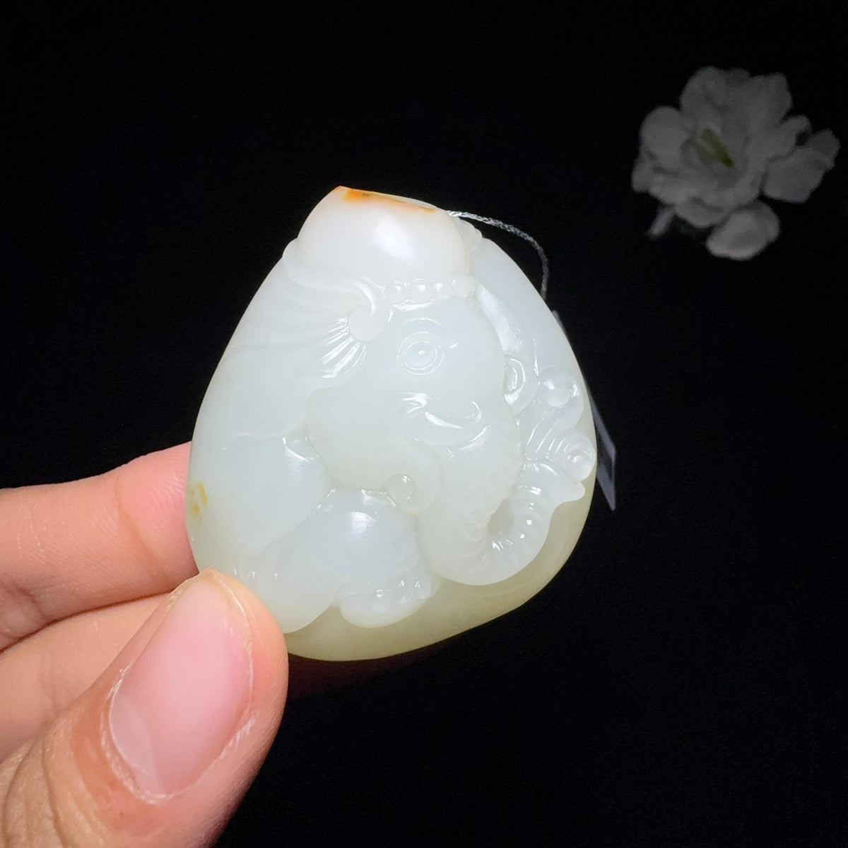 和田玉籽料太平有象（58.5g）