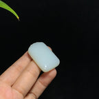 和田山料白玉无事牌挂件（28.3g）