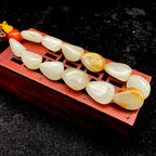 k和田玉黄皮精品手串】（32.6g）