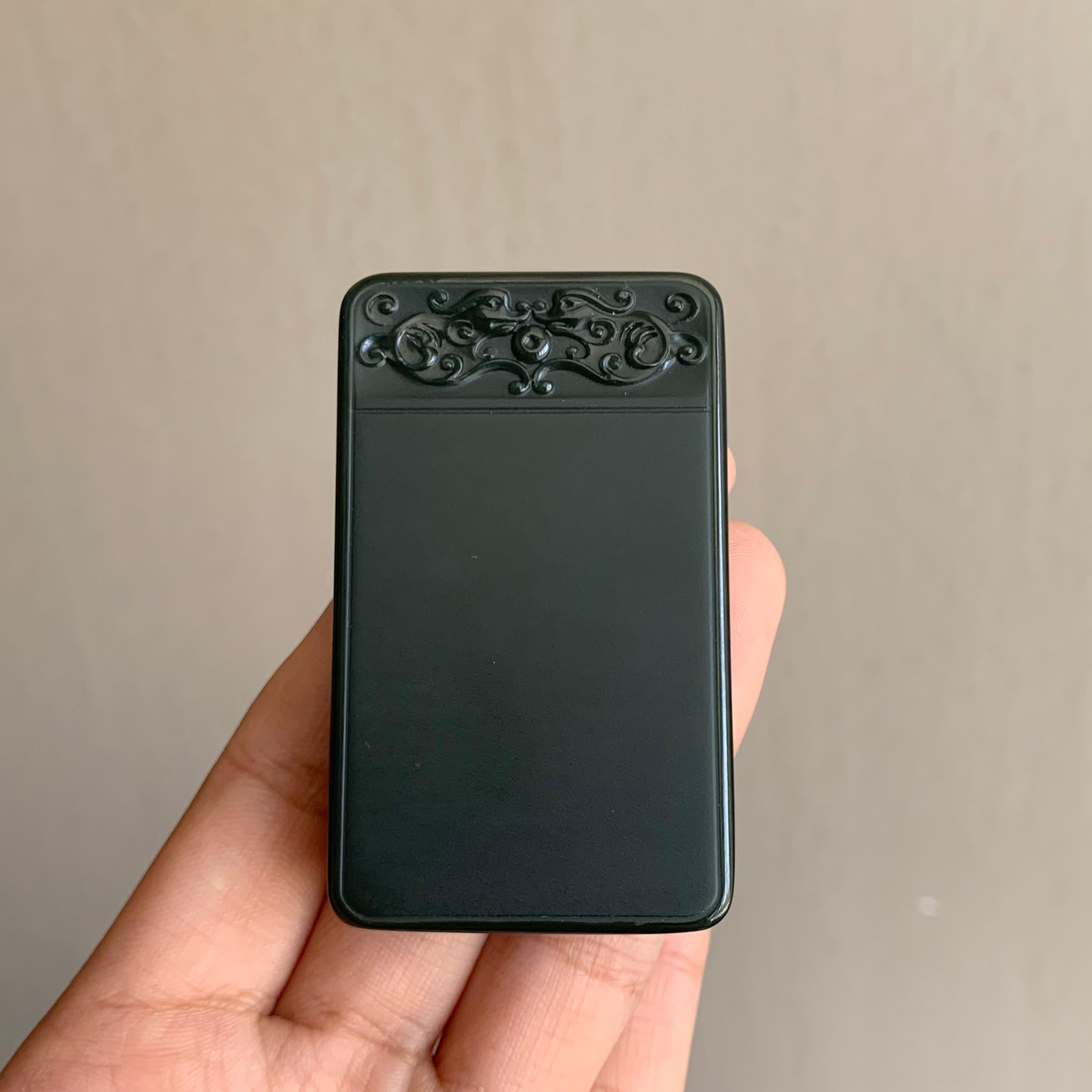 和田山料黑青无事牌挂件（76.2g）