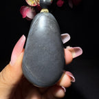 和田玉籽料青花挂件文殊菩萨（51.6克）