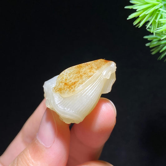 和田玉籽料莲蓬挂件（11.1g）