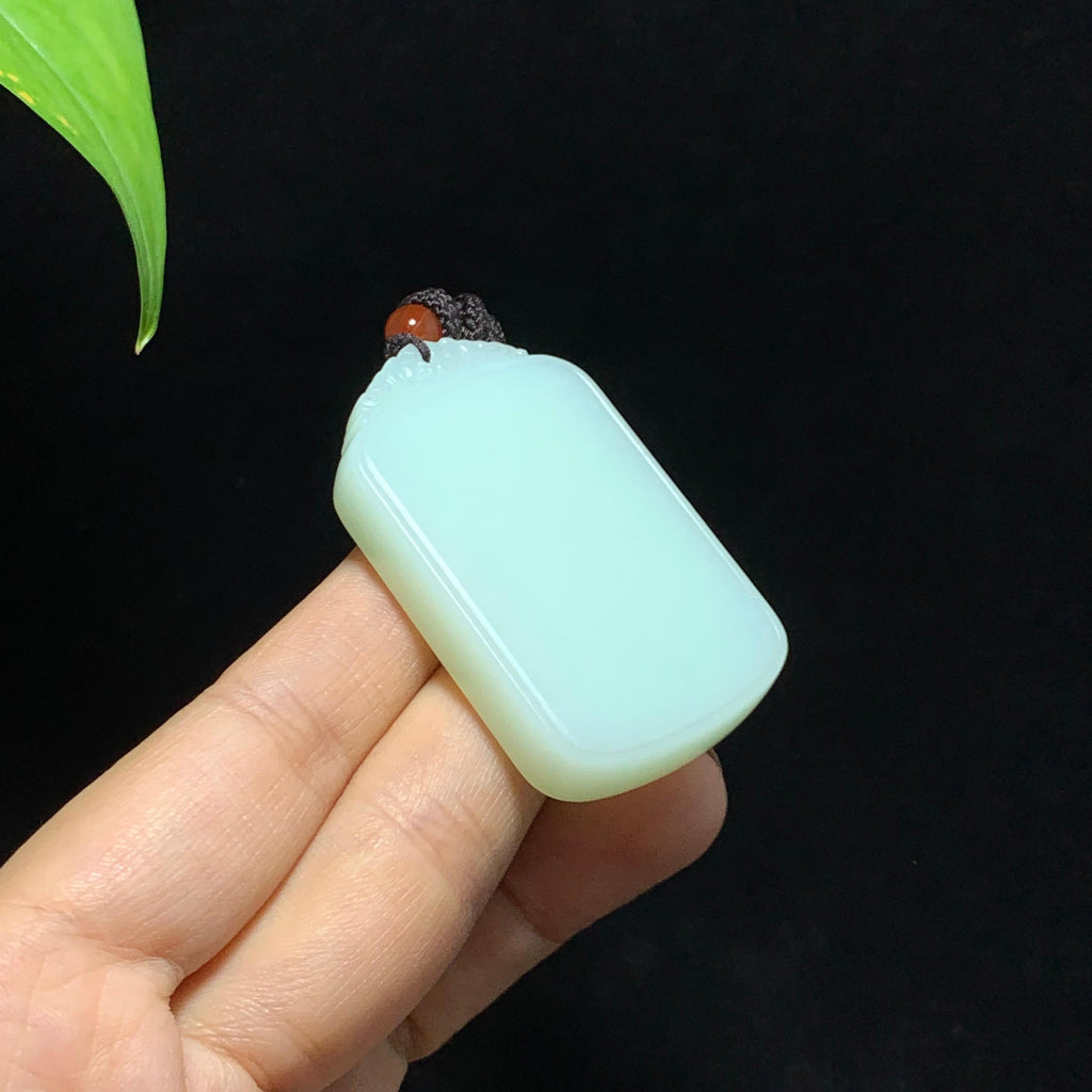 和田山料白玉无事牌挂件（38.6g）