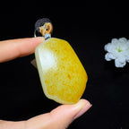 和田玉籽料平安无事牌（53.8g）