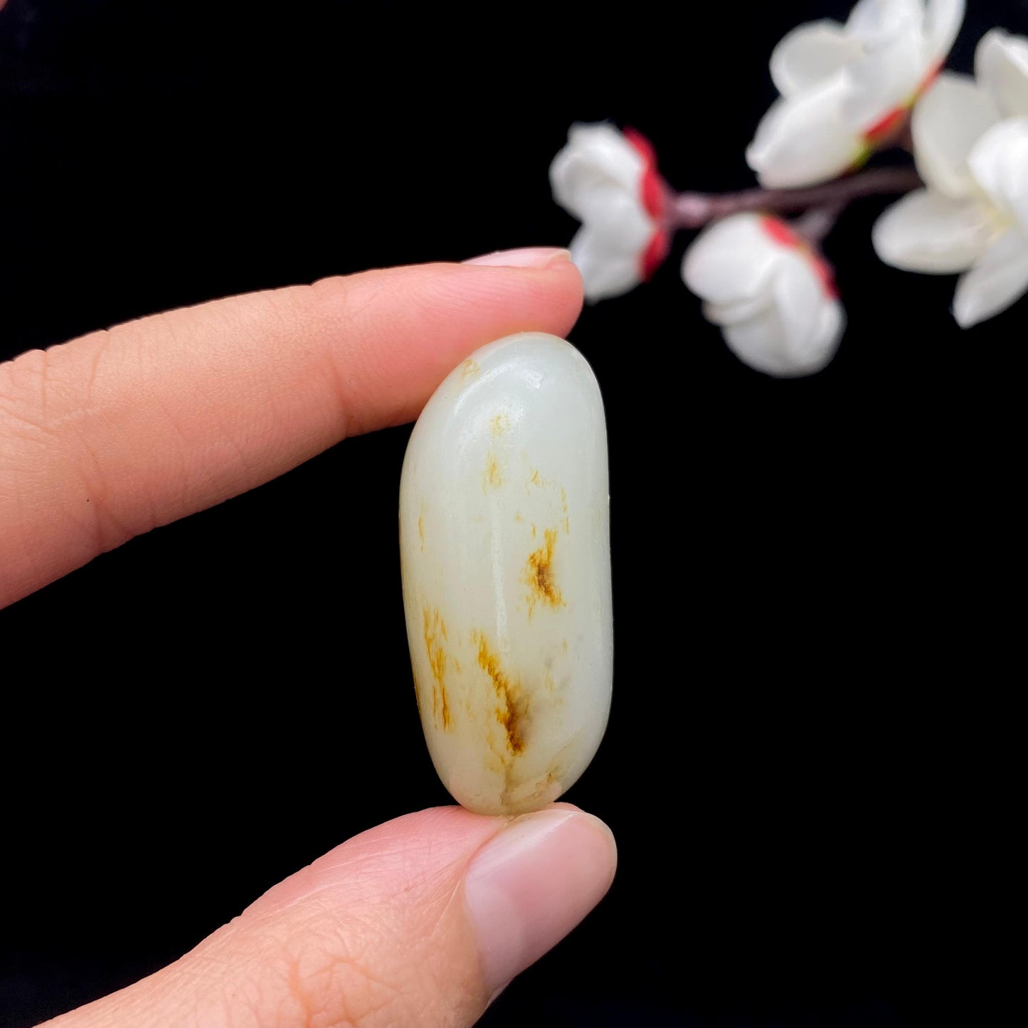 和田玉洒金皮籽料原石（22.1g）