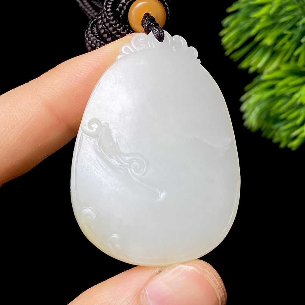 和田玉籽料无事牌（26.4g）
