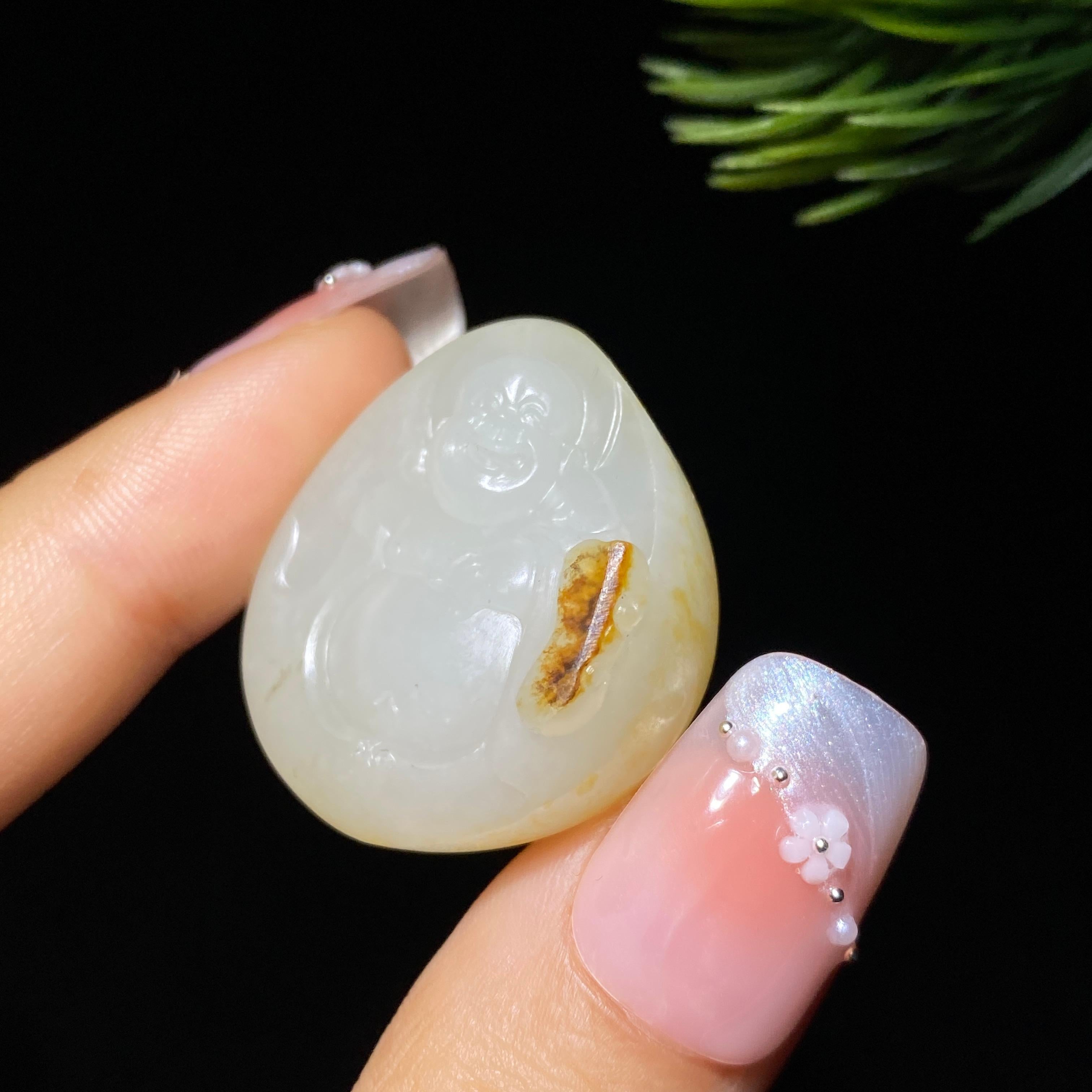 和田玉籽料佛公（14.9g）