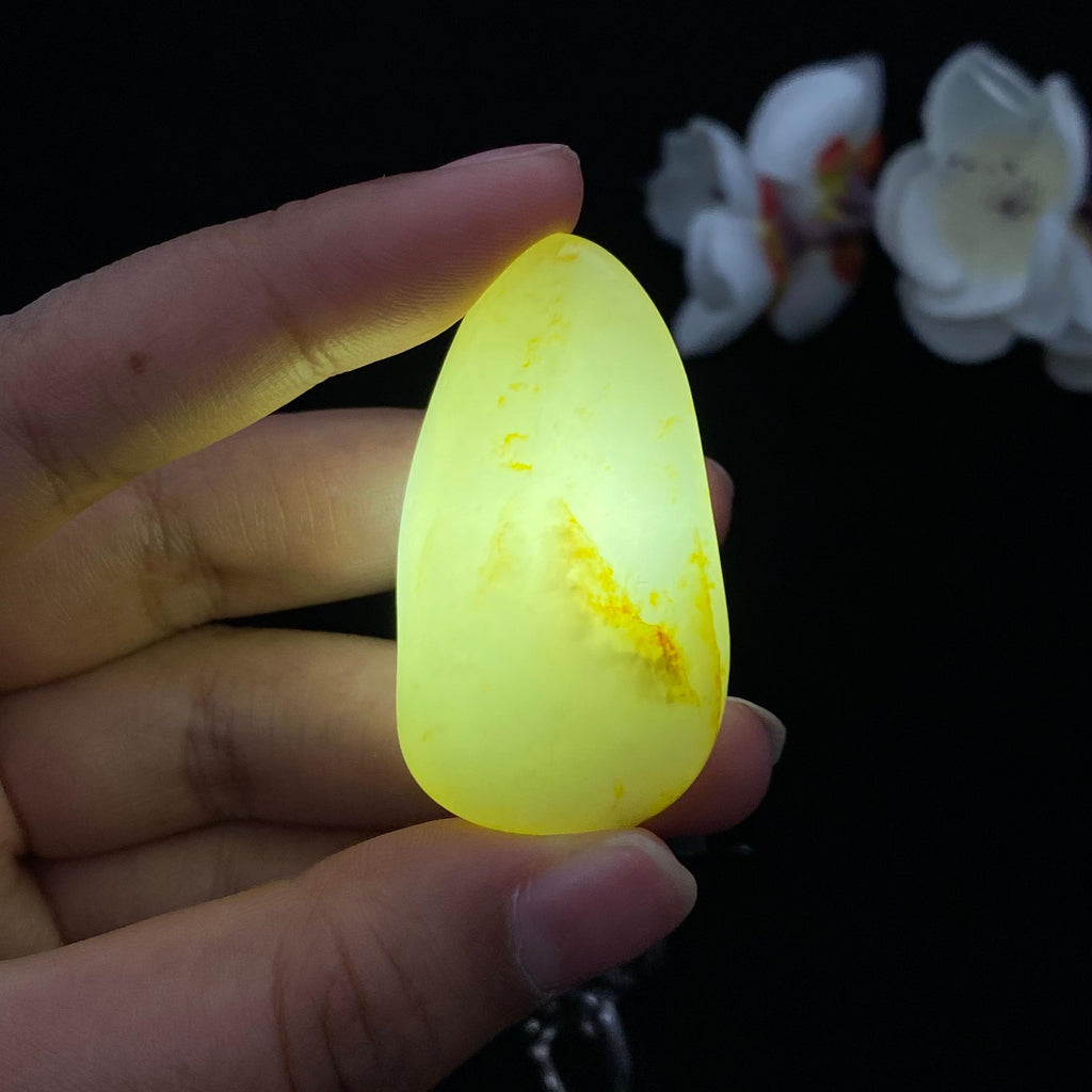 和田玉洒金皮籽料挂件（27.5g）