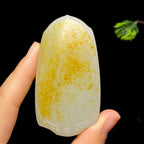和田玉籽料无事牌（87.7g）