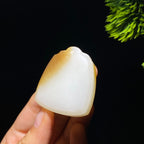和田玉糖白玉无事牌90880449（34.6g）