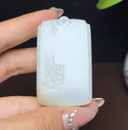 新疆和田玉且末料羊脂玉大势至菩萨（45.2g）