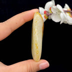 和田玉-洒金皮籽料手把件（77.9g）