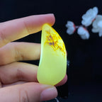 和田玉黄皮籽料挂件（25.2g）