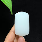 和田山料白玉无事牌（56.3g）