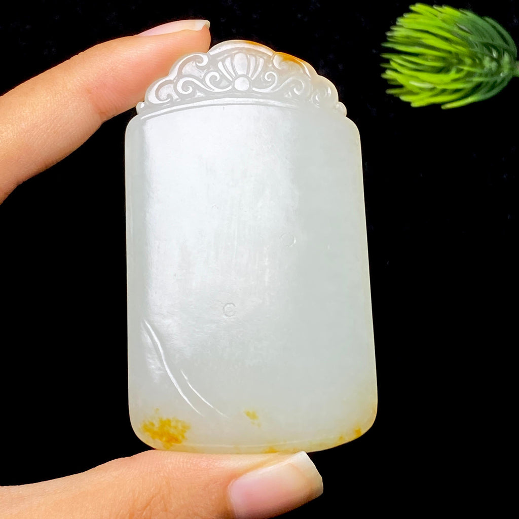 和田玉籽料无事牌（91.2g）