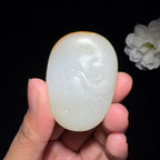 和田玉籽料挂件龙行天下（49.0g）