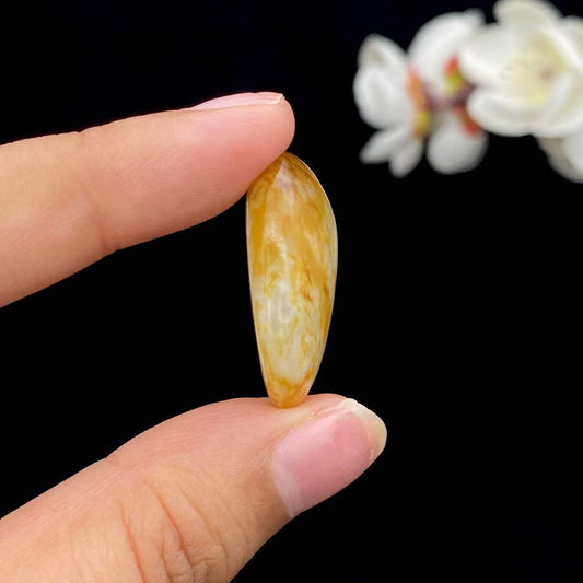 和田玉洒金皮籽料吊坠籽（7.1g）