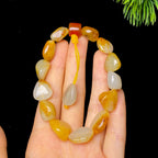 和田玉黄皮籽料手串（29.17g）