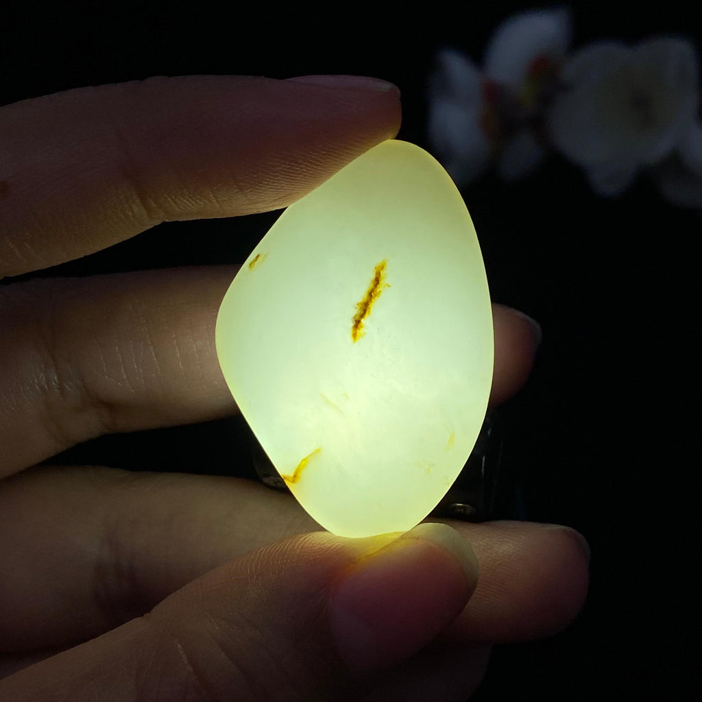 和田玉洒金皮籽料吊坠籽（12.9g）