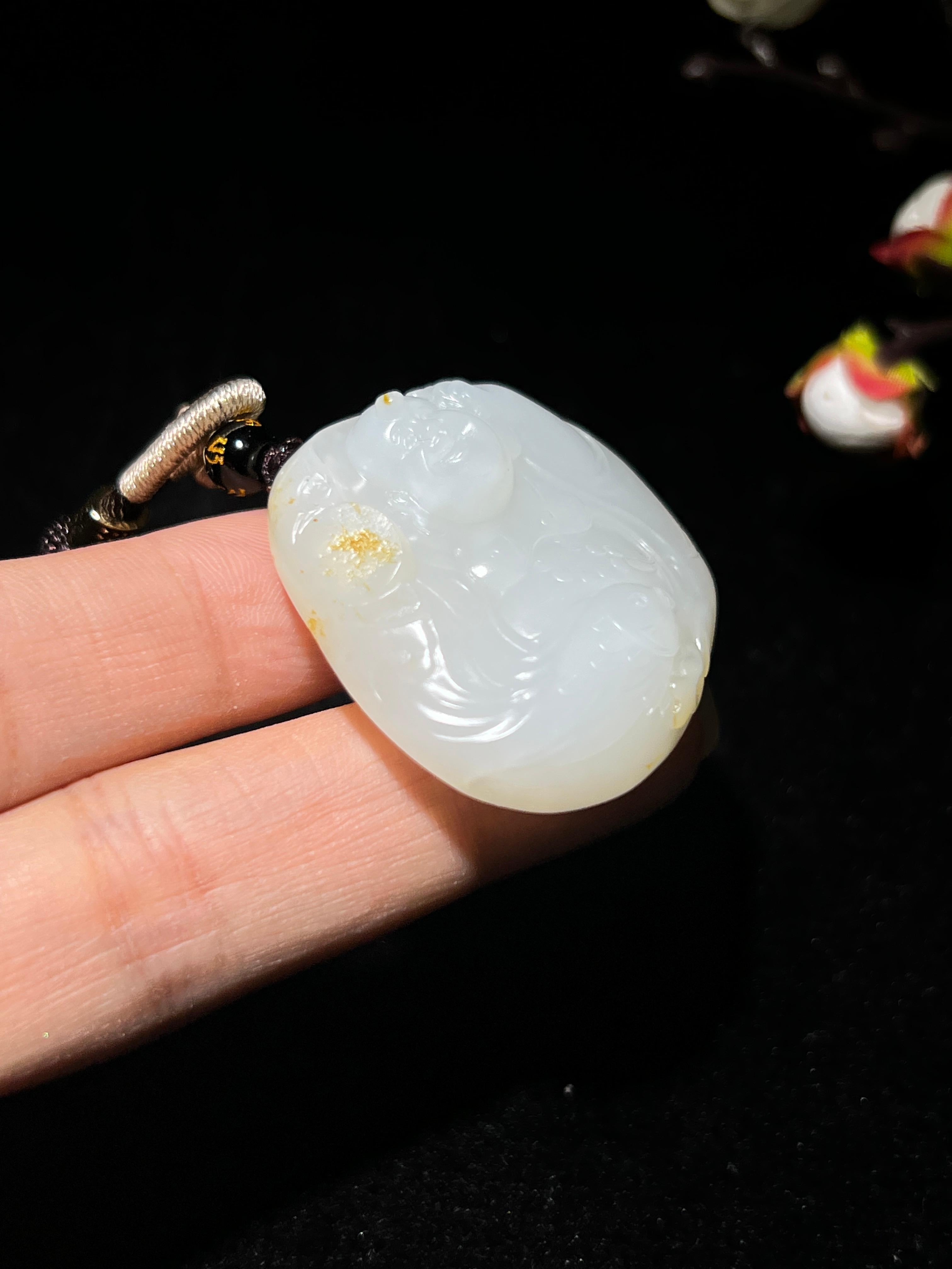 和田籽玉弥勒佛（31.3g）
