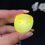 和田玉-洒金皮籽料吊坠籽（18.6g）