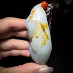 和田玉籽料福禄寿三星手把件（135.7g）