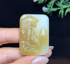 和田玉糖白上山虎牌（24.8g）