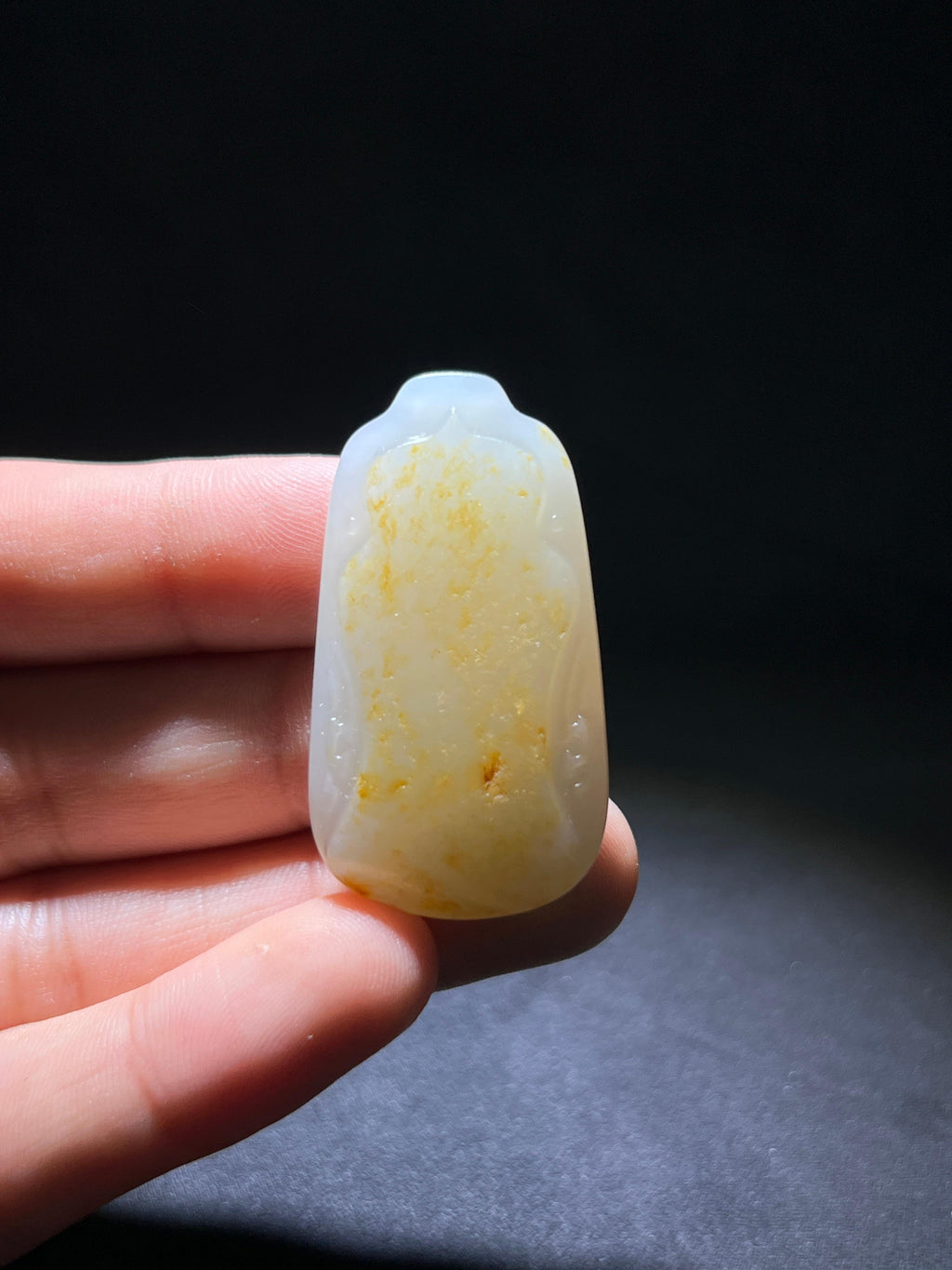 和田玉籽料无事牌（17.0g）