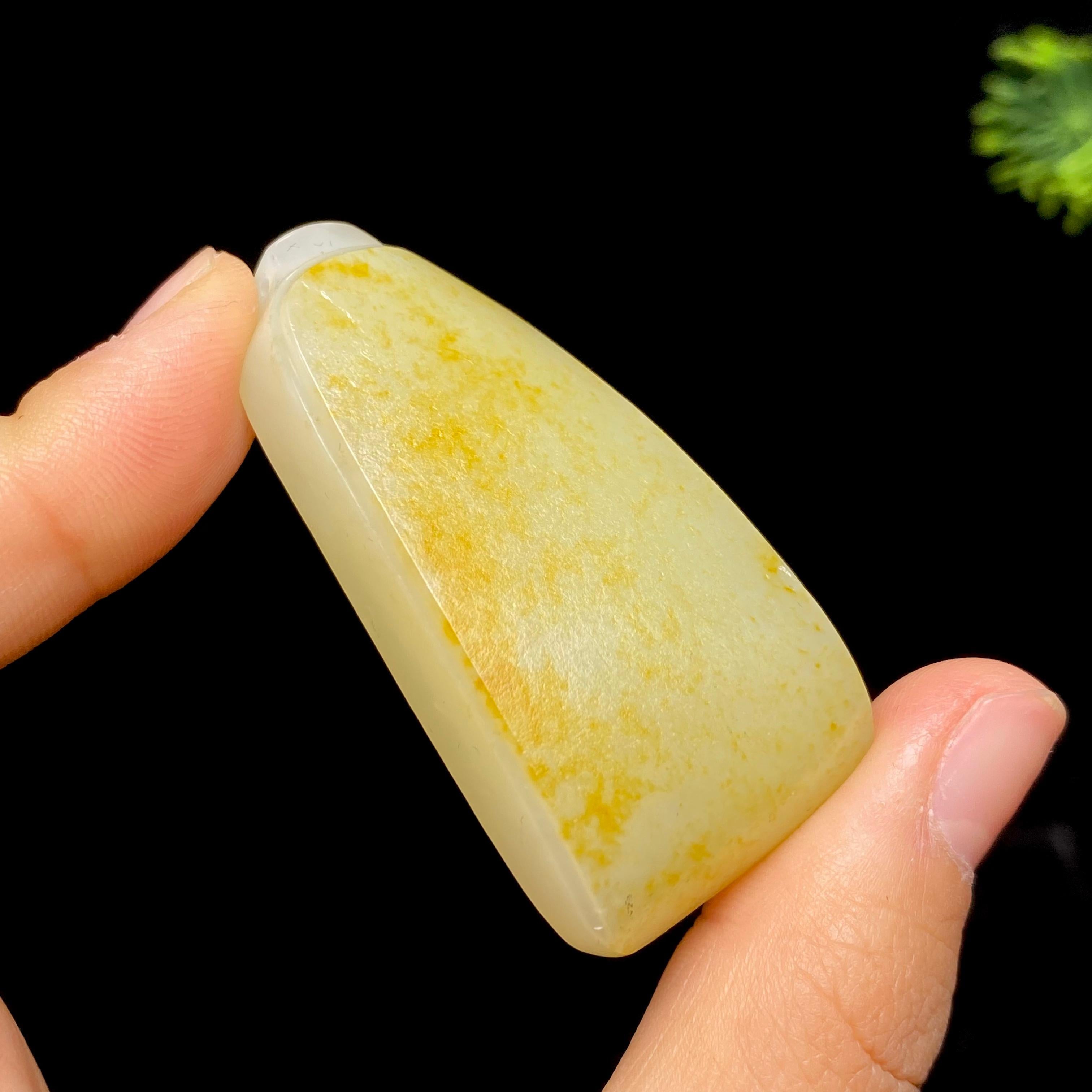 和田玉籽料无事牌（35.4g）