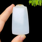 和田玉糖白无事牌（49.3g）