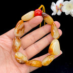 和田玉聚红皮籽料【精品手串】（85.7g）