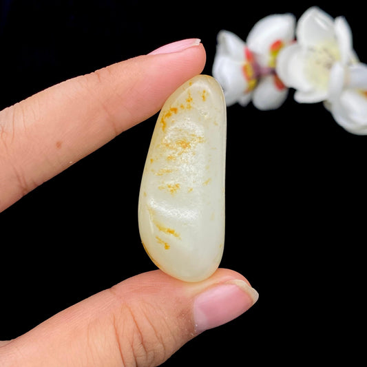 和田玉洒金皮籽料挂件（34.3g）