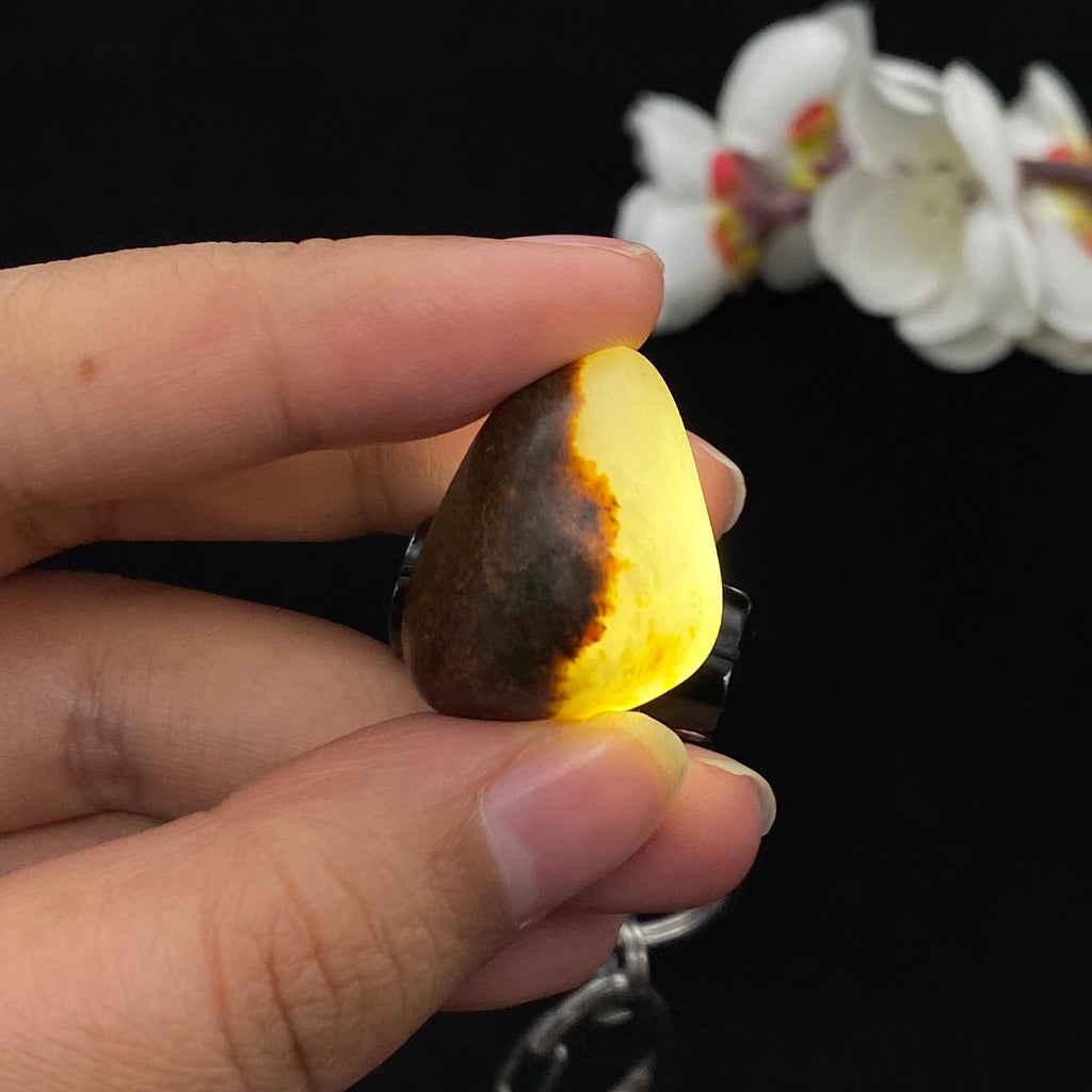 和田玉聚红皮籽料吊坠籽（11g）