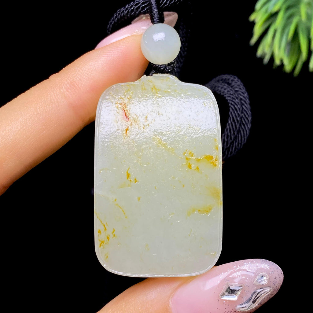 和田玉籽料无事牌（24.4g）