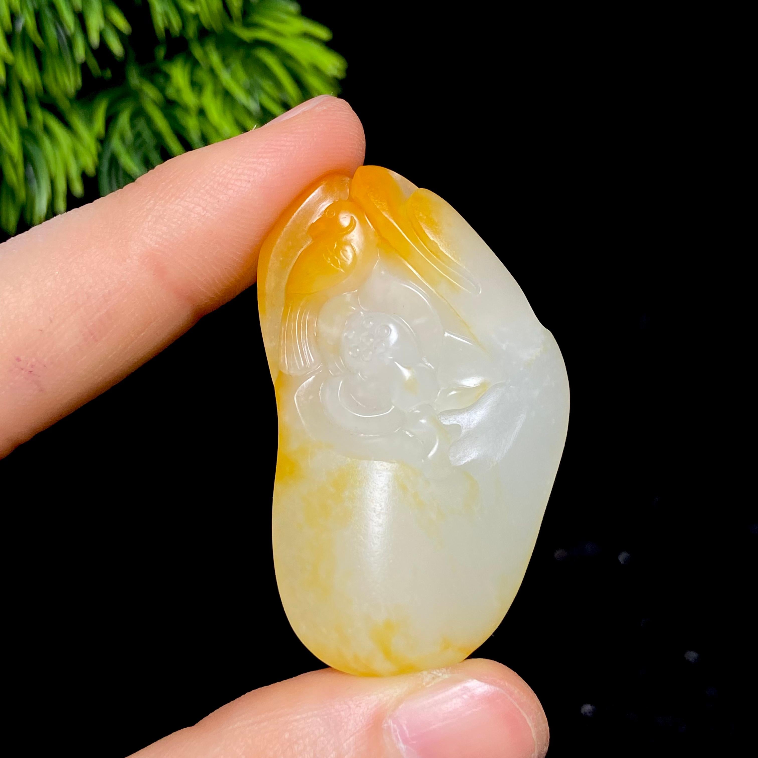 和田玉籽料喜事连连（23.8g）