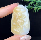 和田玉糖白羊脂玉下山虎（38.2g）