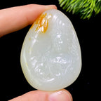 和田玉籽料观音（64.7g）
