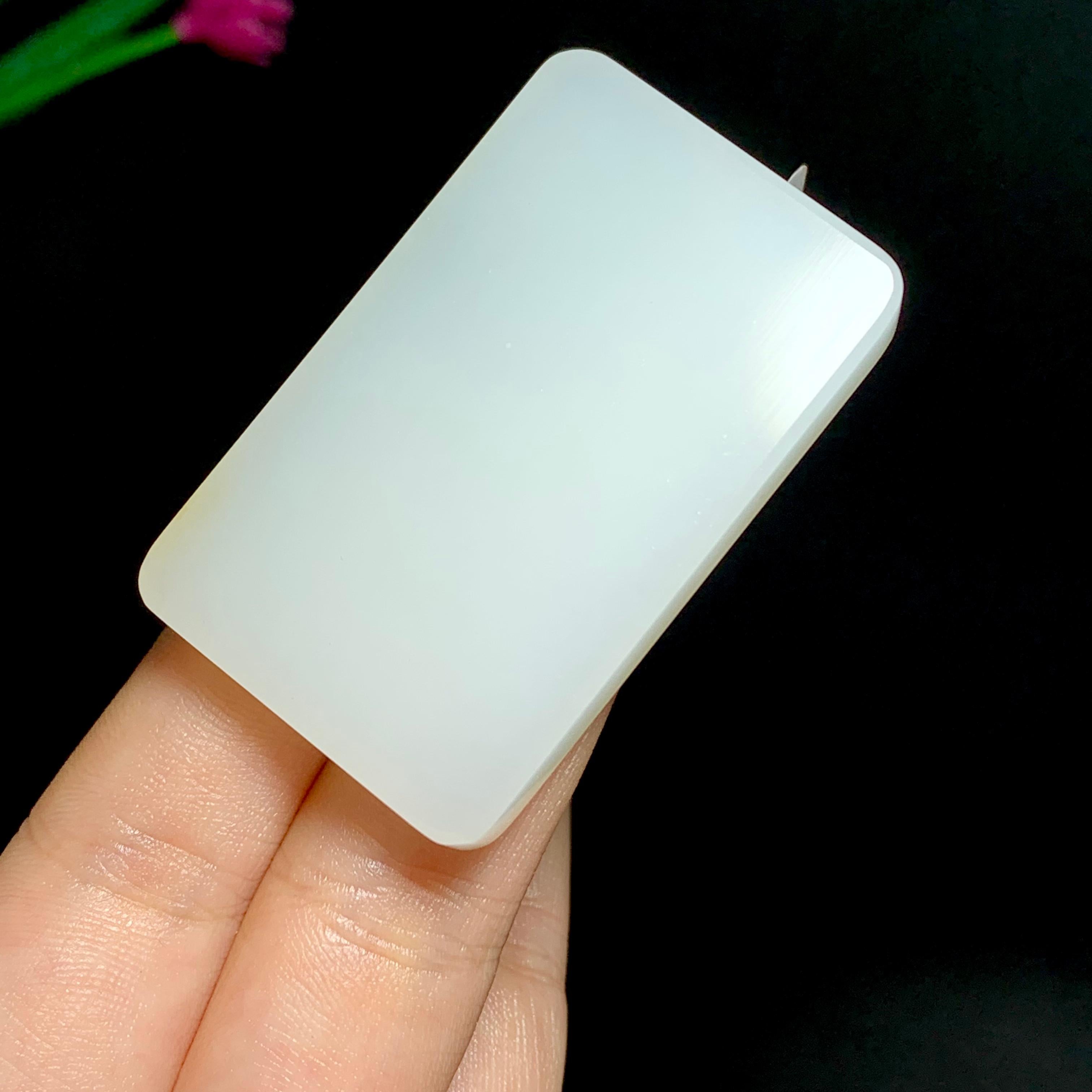 和田白玉无事牌（33.6g）