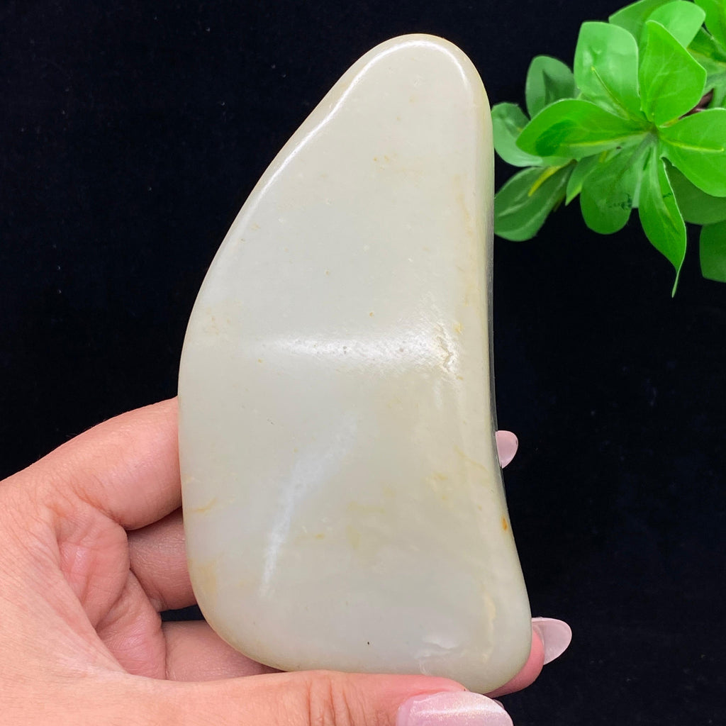 和田玉白玉带洒金皮籽料（409.4g）