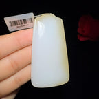和田玉糖白平安无事牌（42.5g）