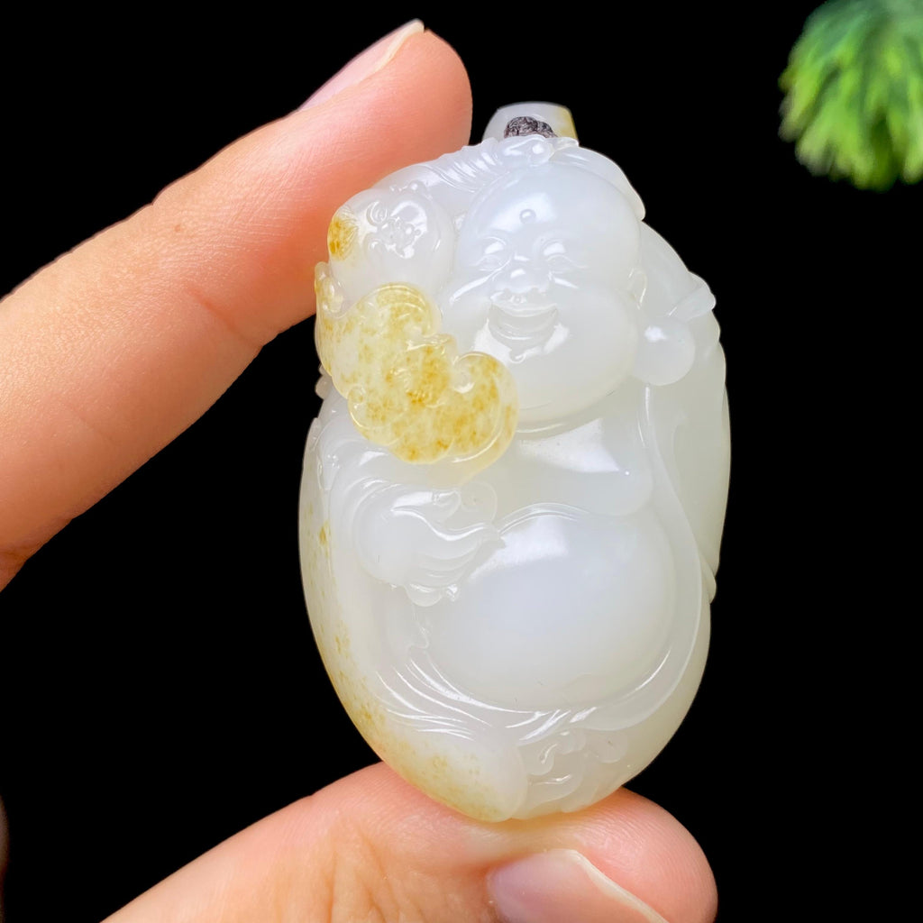 和田玉籽料佛公（46.7g）
