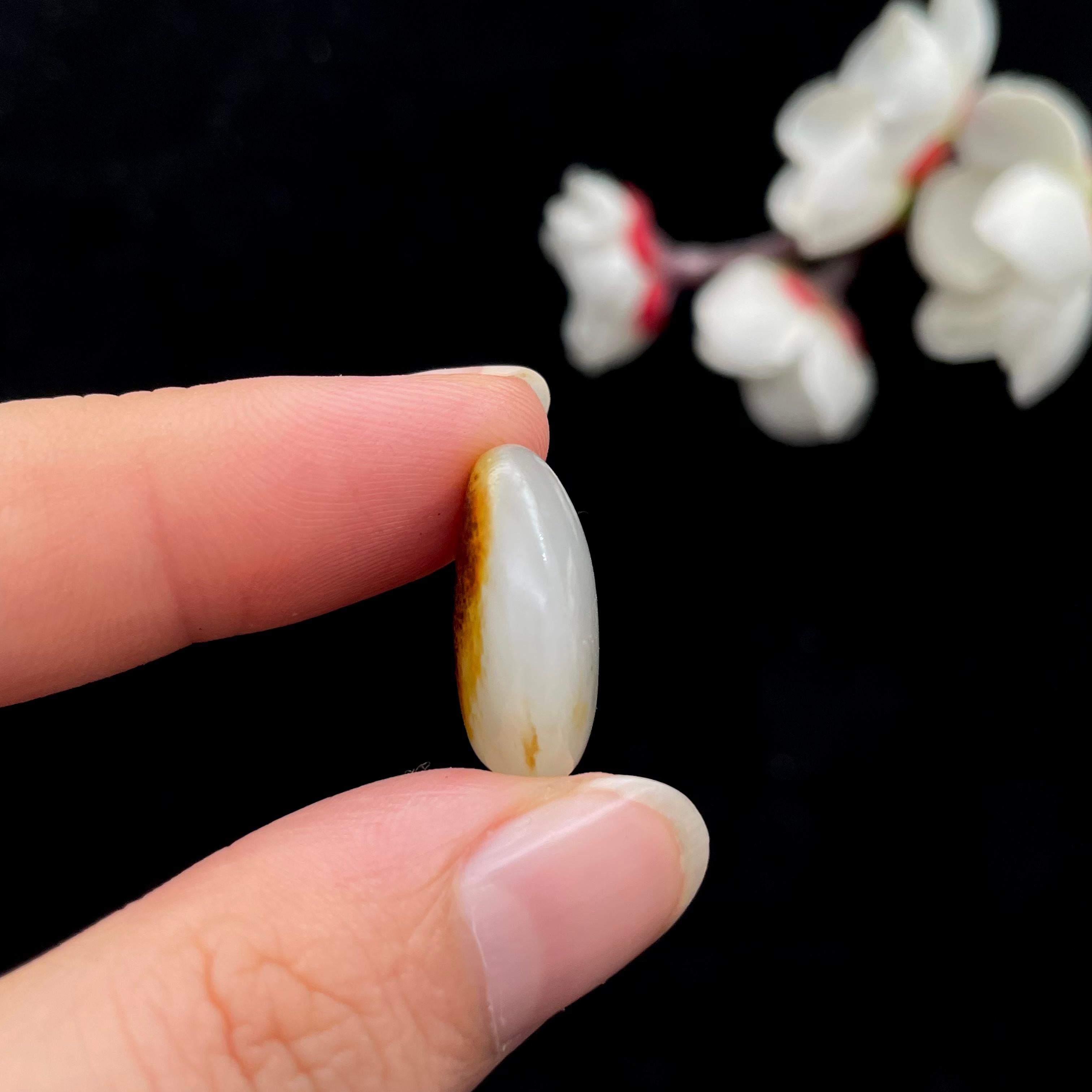 和田玉聚黄皮籽料（3.7g）