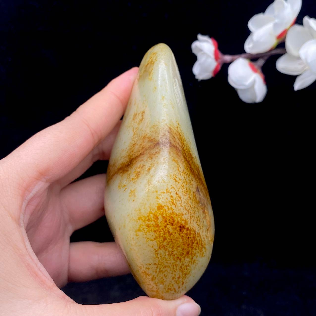 和田玉洒金皮籽料原石（228.5g）