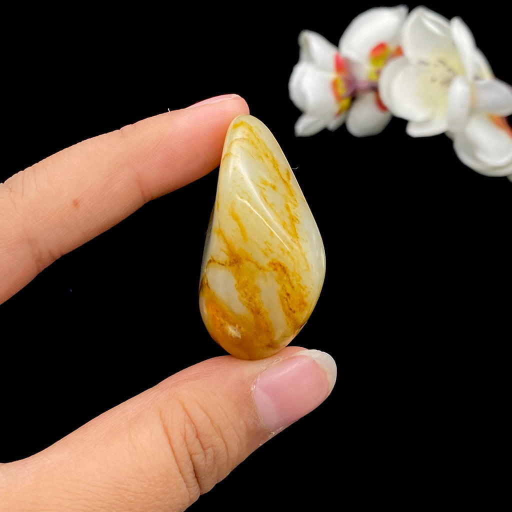 和田玉聚红皮籽料原石（36.5g）