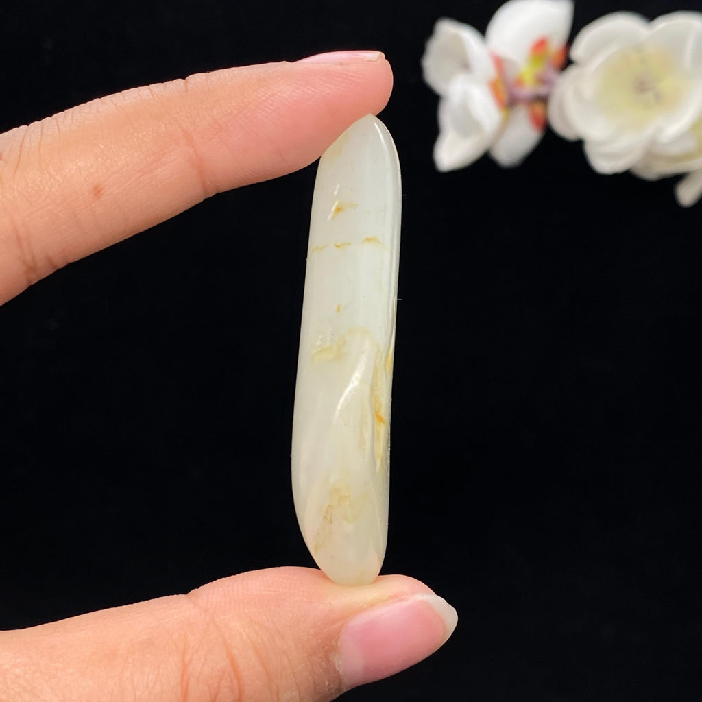 和田玉白玉籽料挂件（24.8g）