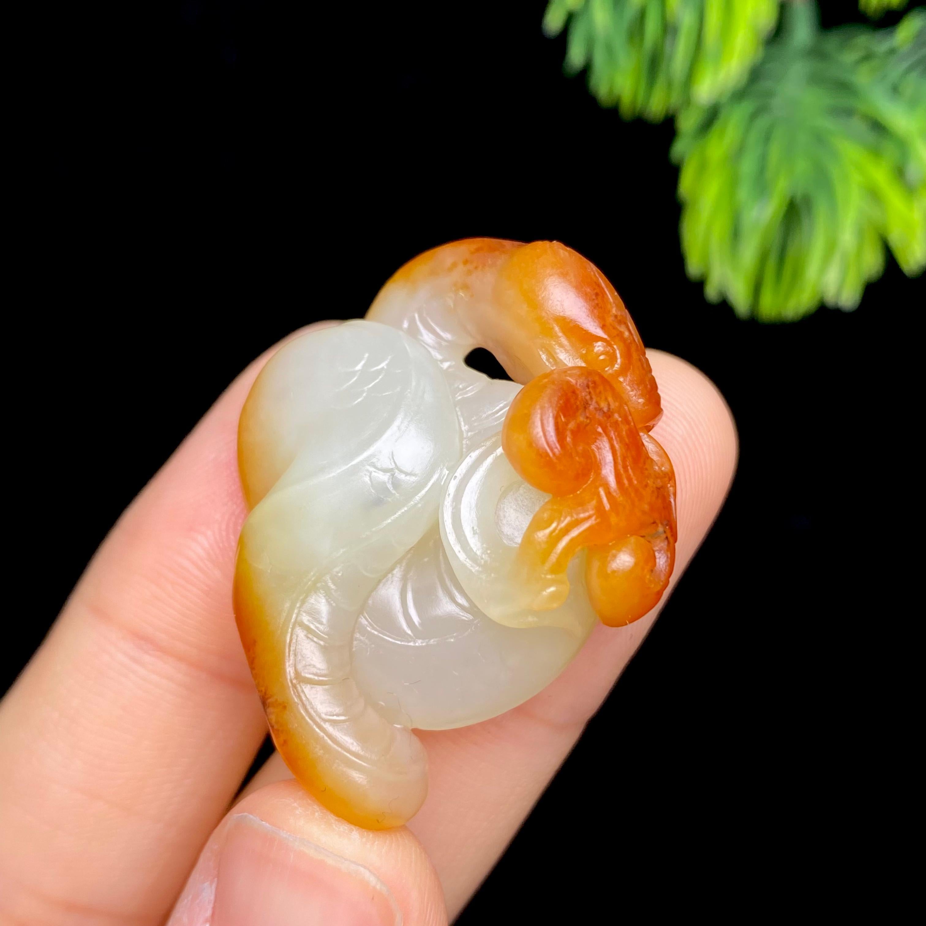 和田玉籽料灵蛇仙瑞（13.5g）