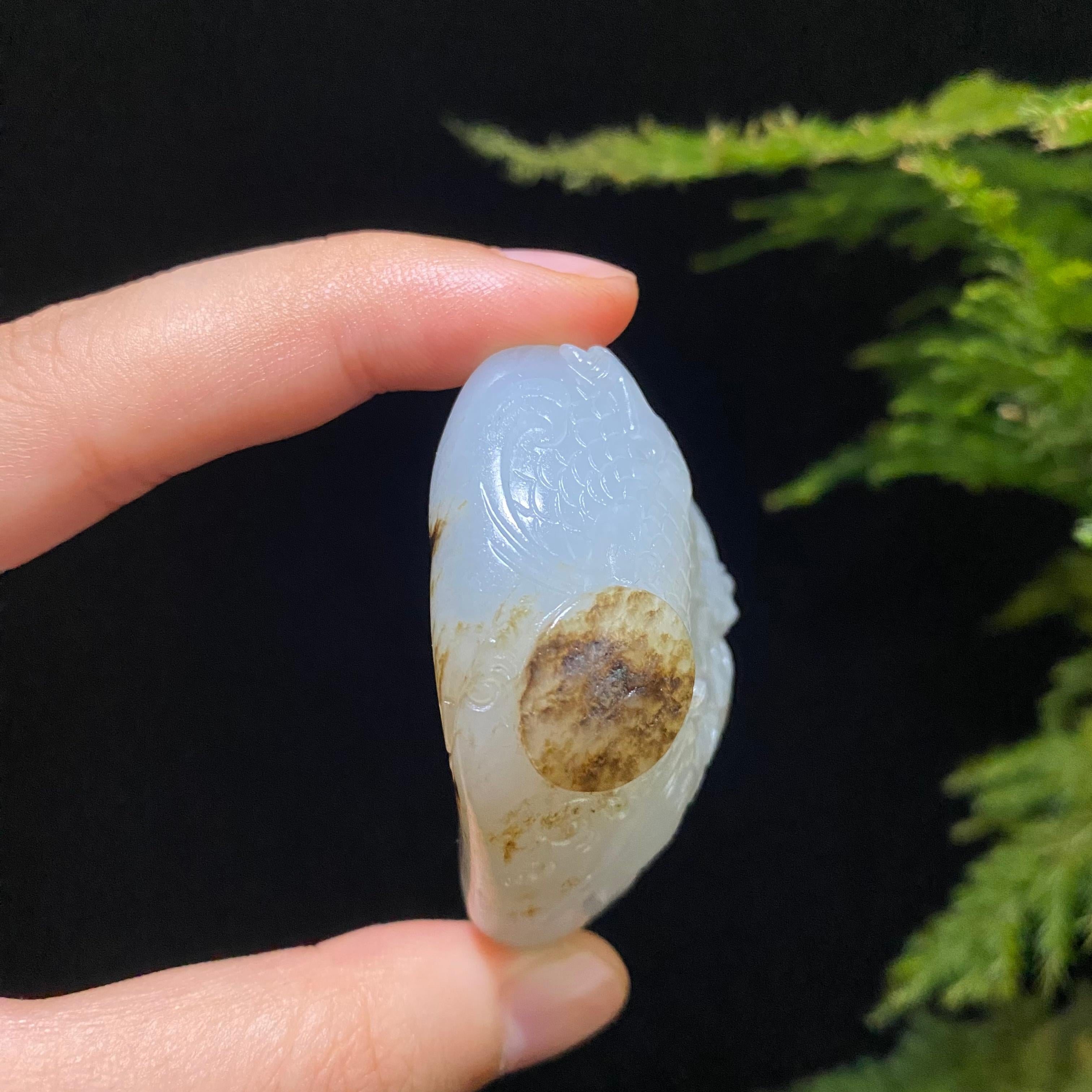和田玉籽料龙（62.4g）