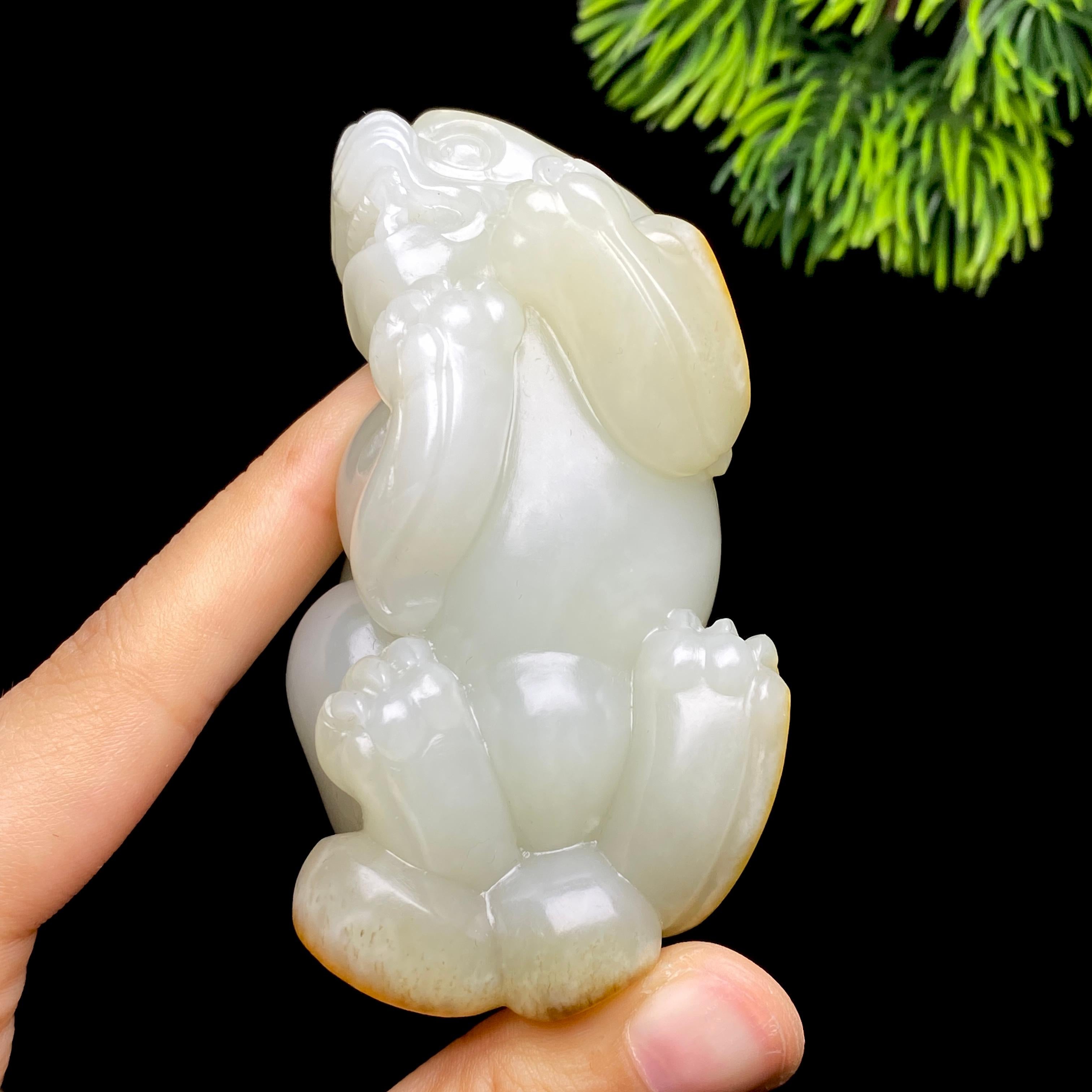 和田玉籽料貔貅把件（223.6g）