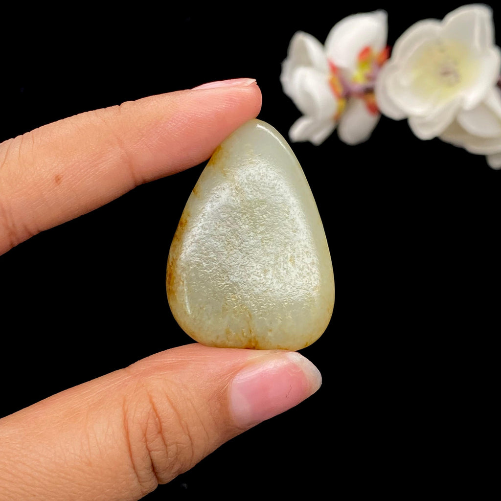 和田玉洒金皮籽料挂件（23.5g）