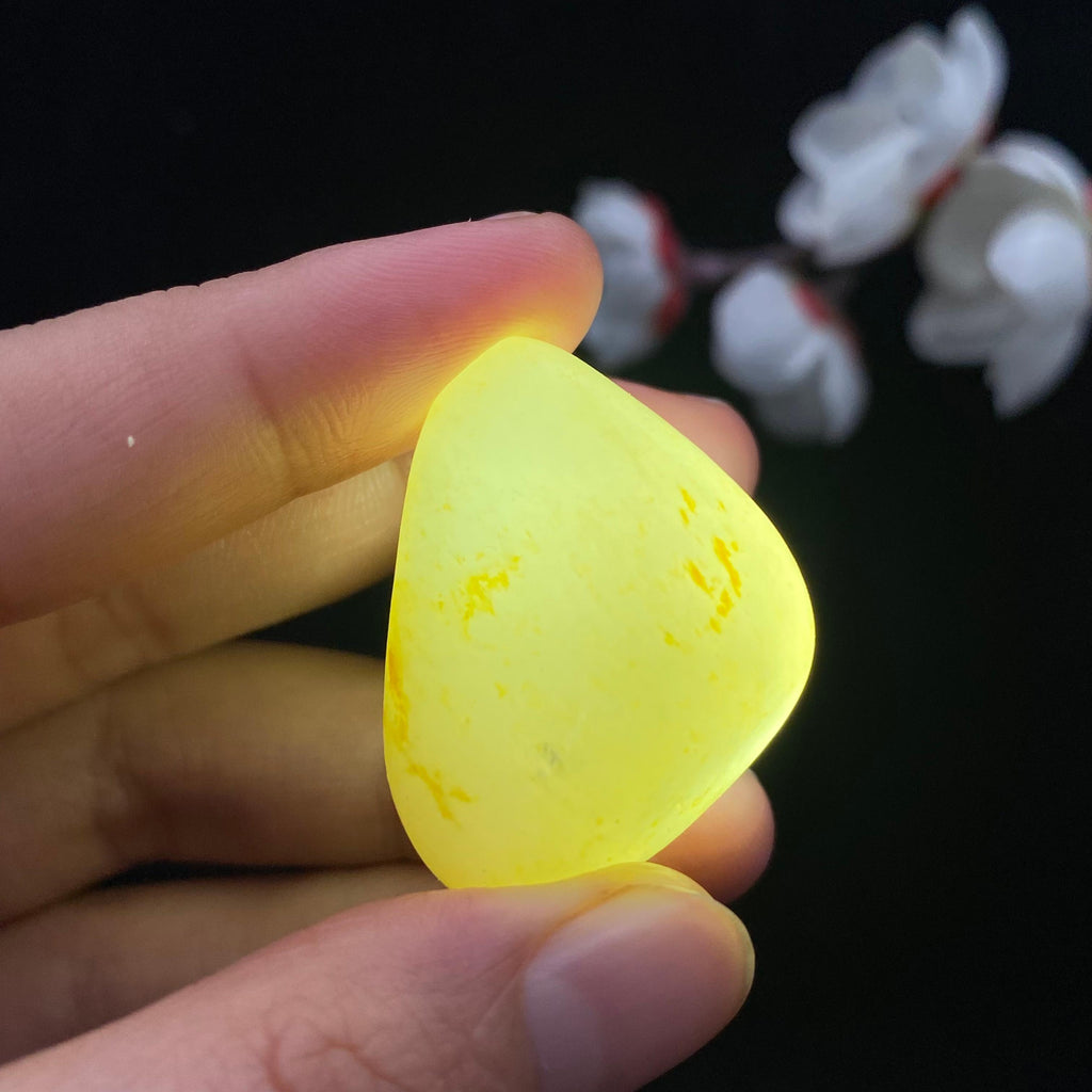 和田玉洒金皮籽料挂件（18.9g）